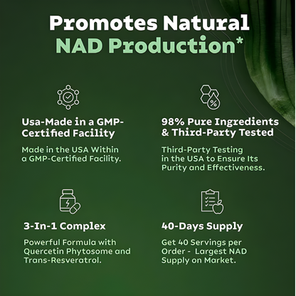 NR900 - NAD+ Supplement for Anti-Aging, Energy and Focus