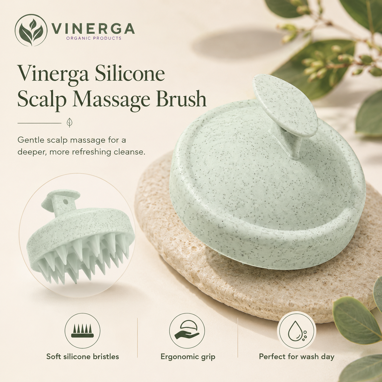 Vinerga Scalp Massage Brush