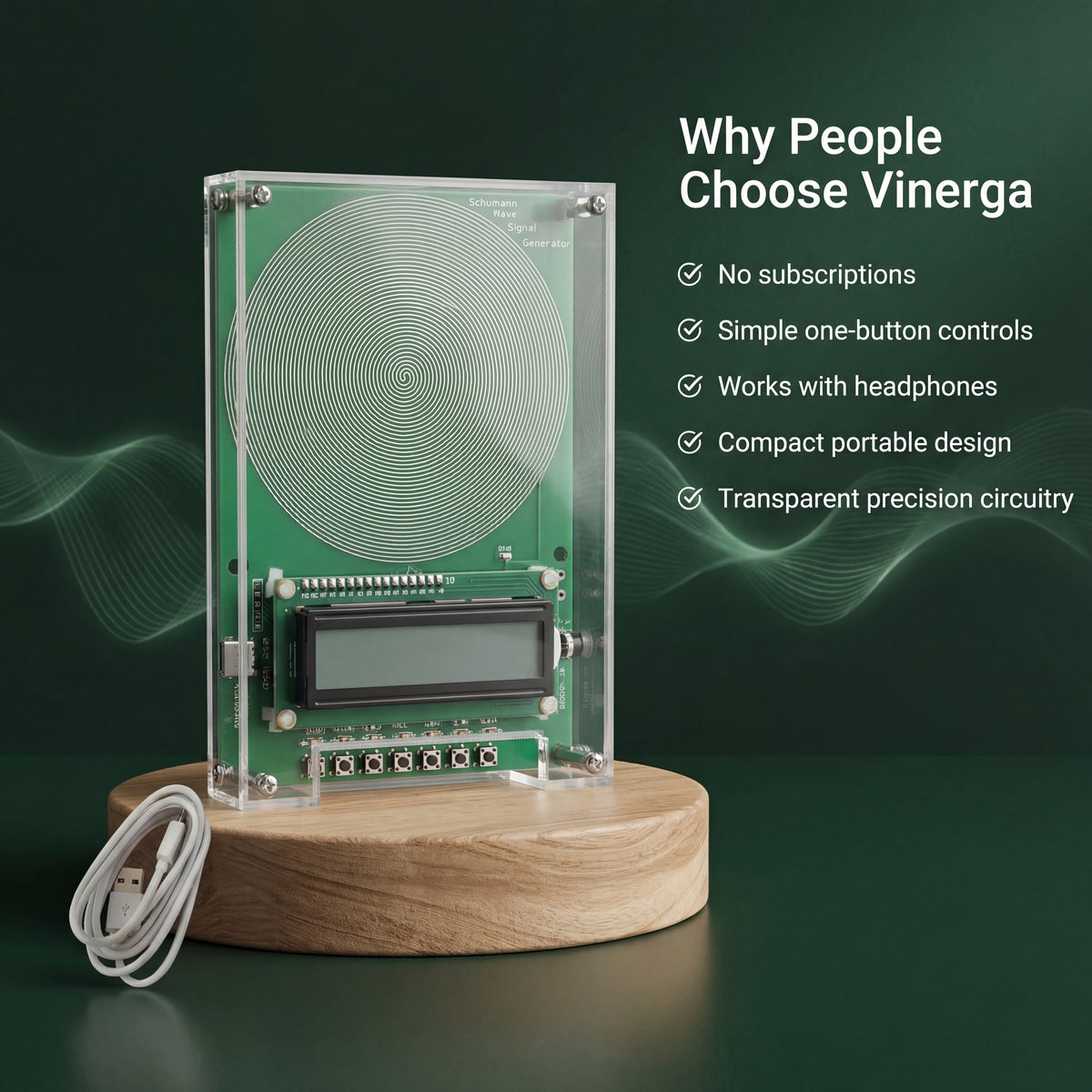 Schumann Pure Sine Wave Generator